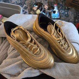 Nike Air Max 97 QS Metallic Gold Varsity CT-4556-700, 10.5